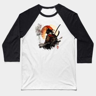 Japanese samurai ink drawings Baseball T-Shirt